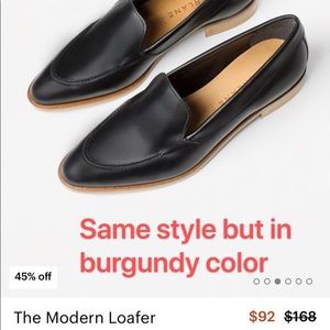 Everlane The Modern Loafer, size 8.5, burgundy